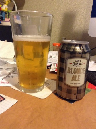 Faded Flannel blonde ale